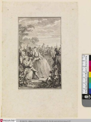 [Maria Theresia beschenkt eine arme Frau]
