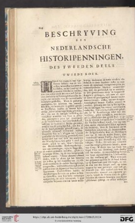 Beschryving der Nederlandsche Historipenningen, des tweeden Deels tweede Boek