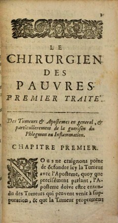Le Chirurgien des pauvres