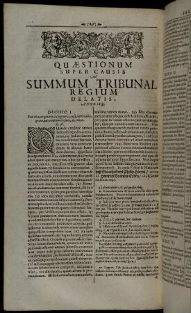 Quæstionum Super causis [...] Anno 1658.