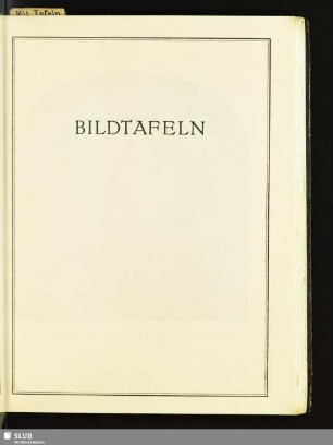 Bildtafeln