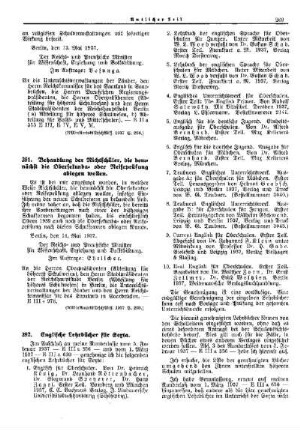 Englische Lehrbücher für Sexta : [Erziehung] ; [Für das Reich] ; [Amtliche Erlasse] ; [Amtlicher Teil]
