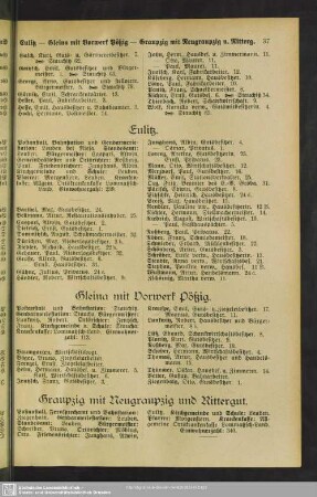 Graupzig mit Neugraupzig und Rittergut