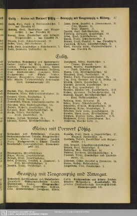 Graupzig mit Neugraupzig und Rittergut
