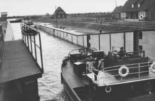 Bau Schleuse Schlüsselburg/Weser