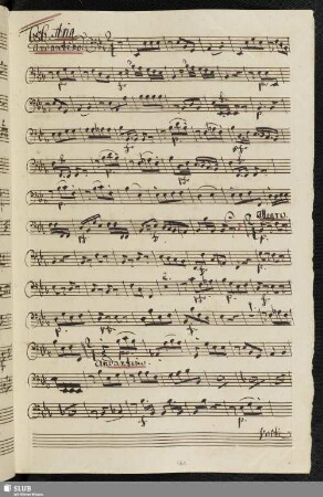 686. Aria: Son io semplice fanciulla / Galuppi, B.