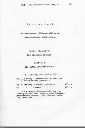 Bildungsstätten der Geistlichkeit