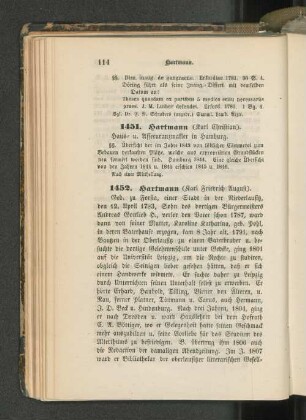 1451. Hartmann (Karl Christian).
