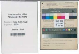 Entnazifizierung Paul Becker , geb. 31.07.1897 (Lagerhalter)