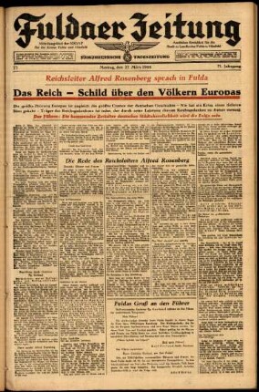 Ausgabe vom Montag, den 27. März 1944.
