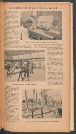 La construcción de un aeroplano Wright