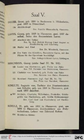 Saal V (Nr. 116 - 145)