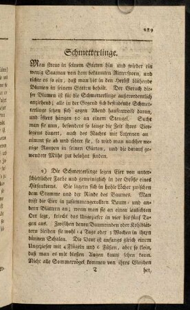 289-300, Schmetterlinge - Ungeziefer