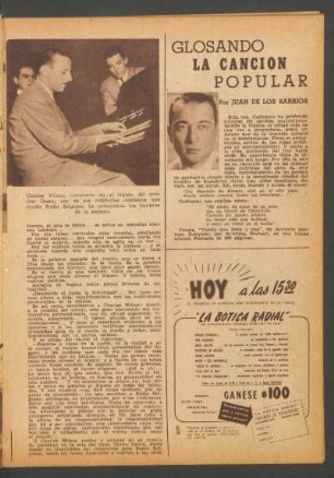 Glosando la canción popular