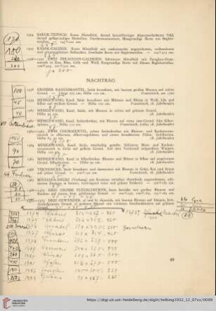 Nachtrag (Nr. 1358-1373)