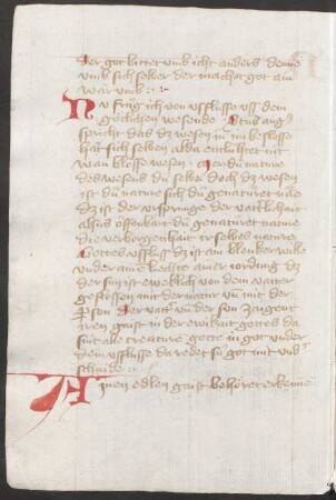 Theologische Frage zum göttlichen Sein