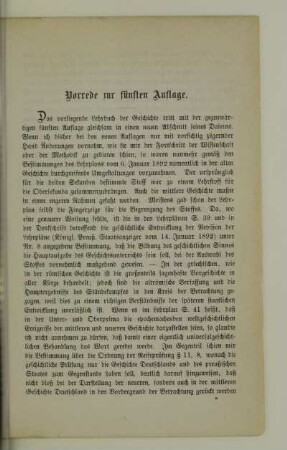 Vorrede zur fünften Auflage