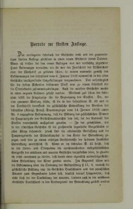 Vorrede zur fünften Auflage