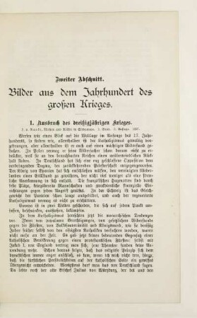 1. Ausbruch des dreißigjährigen Krieges