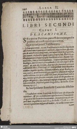 Liber Secundi [De Versificatoria, Id Est. ipsa Carminis compositione]