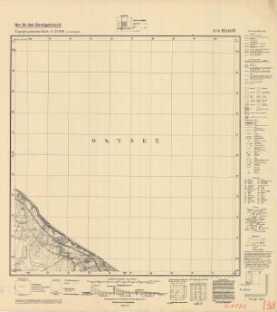 1176 Rixhoeft, Topographische Karte 1:25000 (4-cm-Karte)