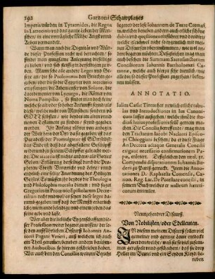 Neunzehendter Discurß. Von Nobilisten/ oder Edelleuten.