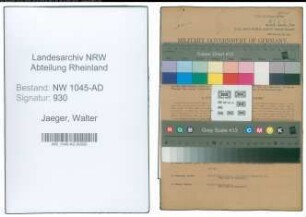 Entnazifizierung Walter Jaeger , geb. 29.04.1911 (Jurist)