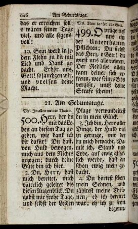 21. Am Geburtstage. - 27. Lied eines sterbenden Christen.