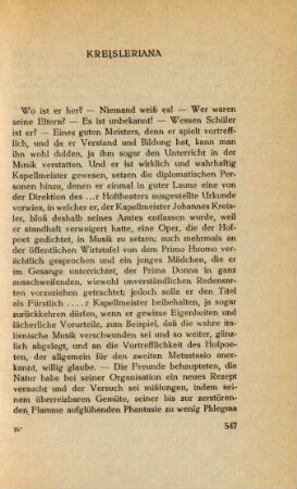 Kreisleriana