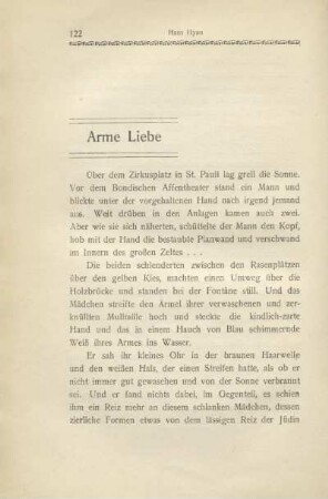 Arme Liebe