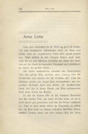 Arme Liebe