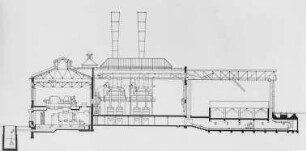 Kraftwerk, Zuführung der Kohle, Entwurf : Technikgeschichte | Elektrotechnik | Erzeugung elektrischer Energien | Ältere und neuere Elektrizitätswerke