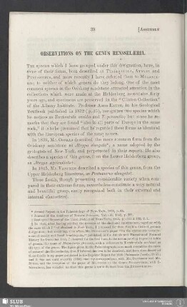 Observations on the genus Rensselaeria
