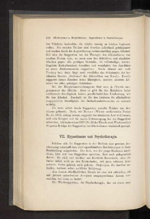 VII. Hypnotismus und Psychotherapie.