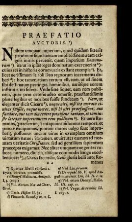 Praefatio Auctoris.