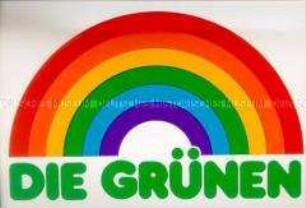 Werbe-Aufkleber von Bündnis 90/Die Grünen