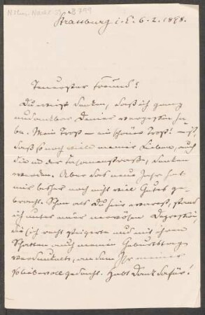 Brief an Heinrich von Herzogenberg : 06.02.1898