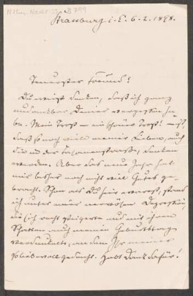 Brief an Heinrich von Herzogenberg : 06.02.1898