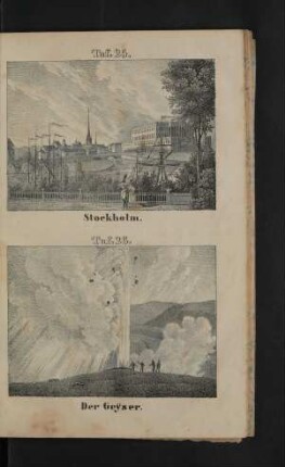 Tafel 25.-26.: Stockholm. Der Geyser.
