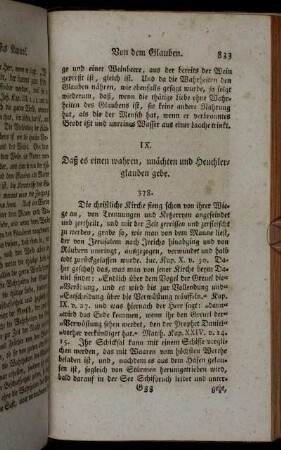 IX. Daß es einen wahren, unächten und Heuchlerglauben gebe.