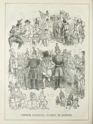 French national guards in London