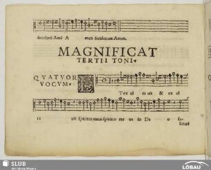 Magnificat tertii toni