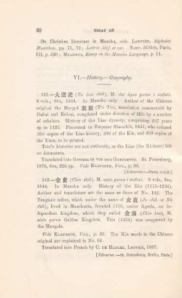 VI. - History. - Geography