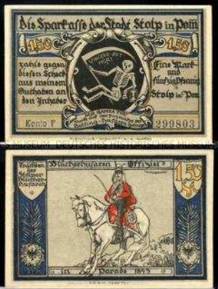 Stolp, Notgeldserie, 1,50 Mark
