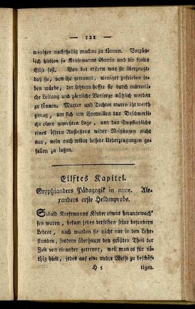 Eilftes Kapitel. - Funfzehntes Kapitel.