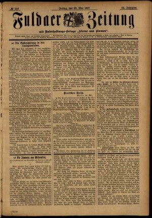 Ausgabe vom Freitag, den 28. Mai 1897.