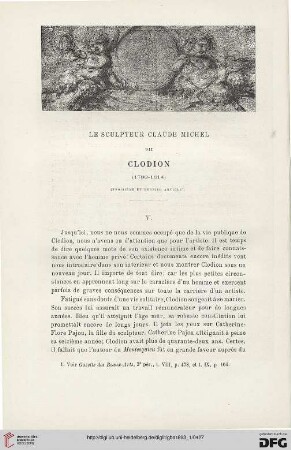 3. Pér. 9.1893: Le sculpteur Claude Michel dit Clodion, [3] : (1738-1814)