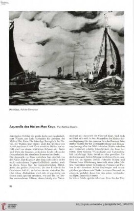 56: Aquarelle des Malers Max Kaus