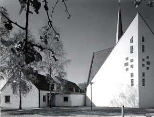 Gulbransson, Olaf Andreas; Ulm - Wiblingen; Versöhnungskirche - Außenansicht