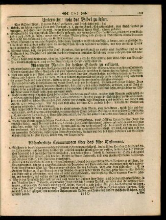 Unterricht, wie die Bibel zu lesen.